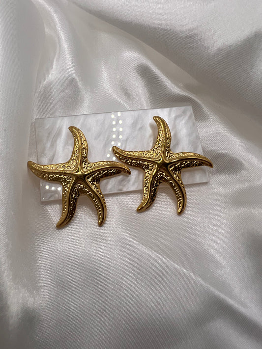 Boucle d’oreille étoile de mer