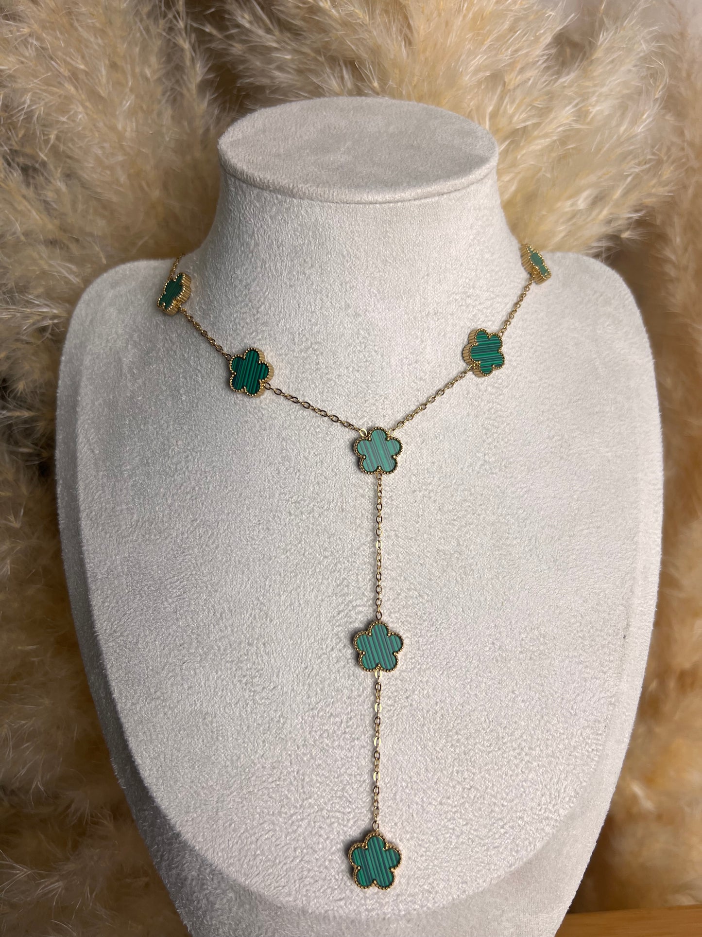collier trèfle long