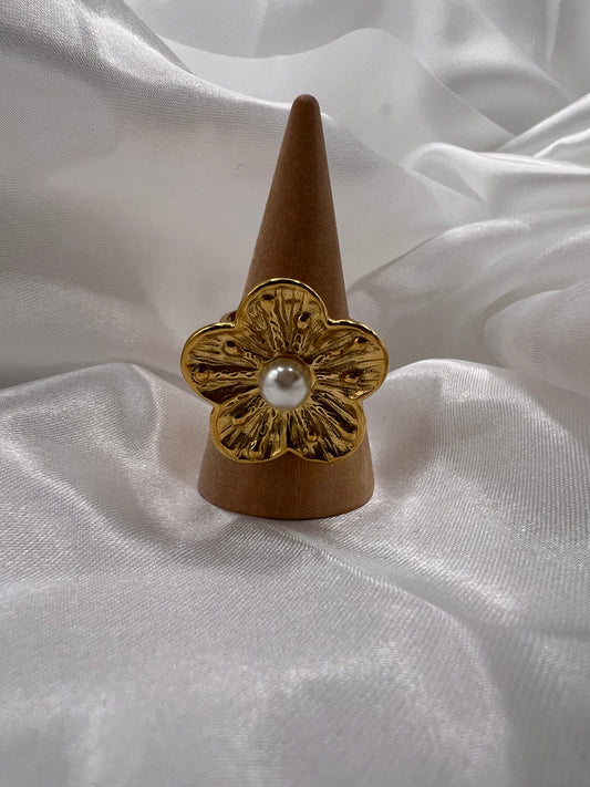 Bague grosse fleur