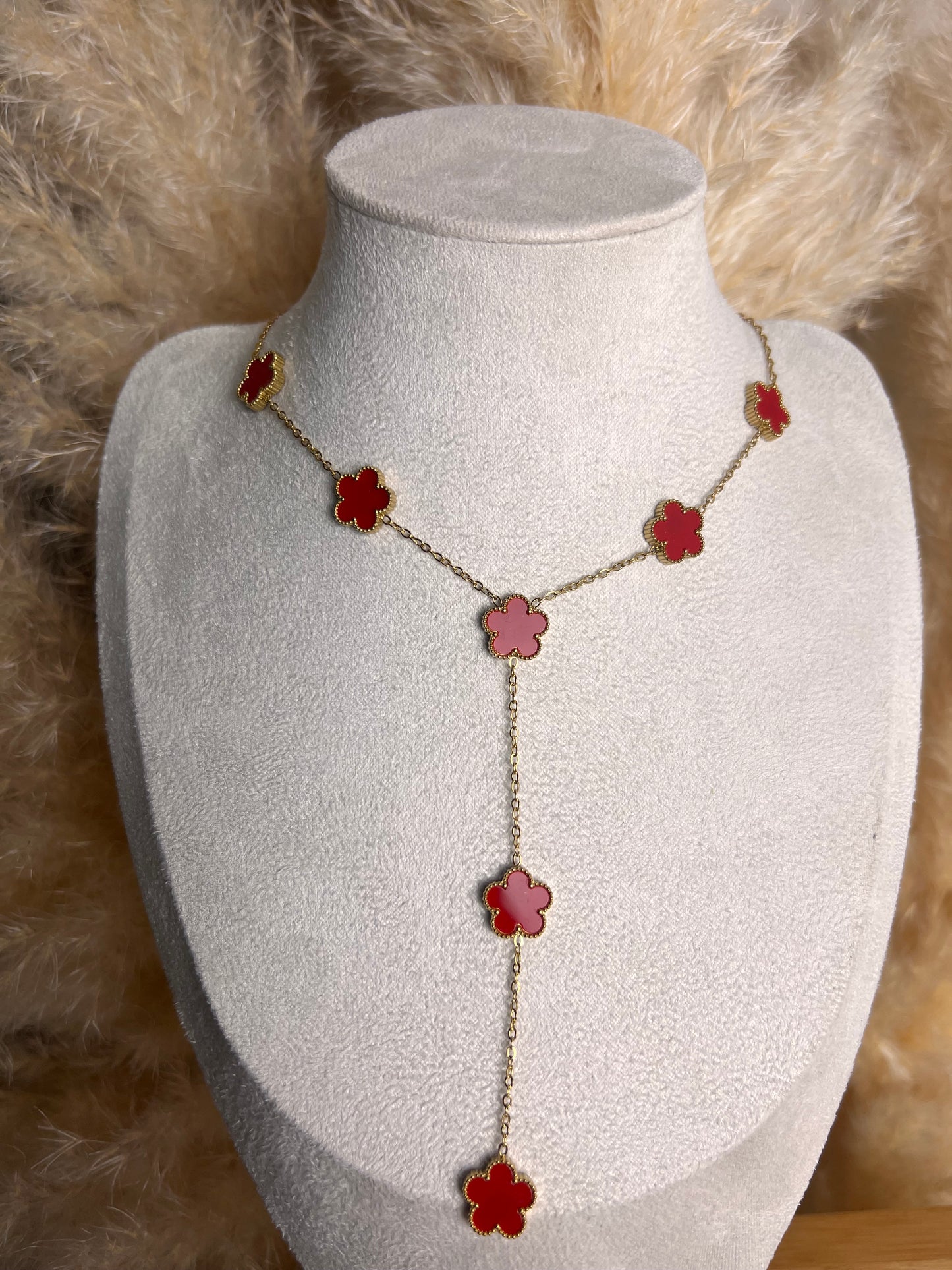 collier trèfle long